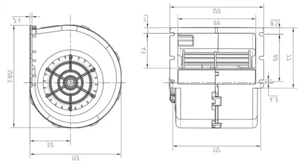 Centrifugal Blower, 12V, 24V - view 2