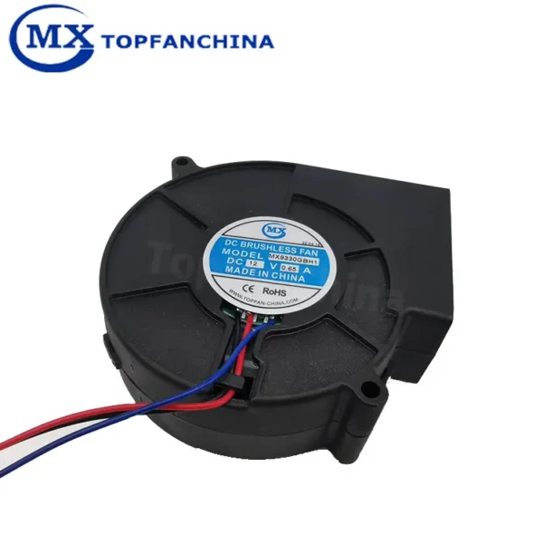 Centrifugal Blower, 12V, 93x30mm, 93mm, Brushless - view 2