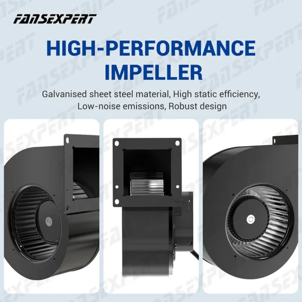 Centrifugal Blower, 133mm, 12V, 39W, Brushless - view 3