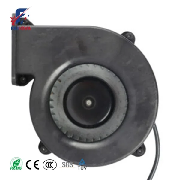 Centrifugal Blower, 140mm, Steel, Scroll - view 3