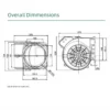 Centrifugal Blower, 150W, 230V, 50/60Hz - view 6