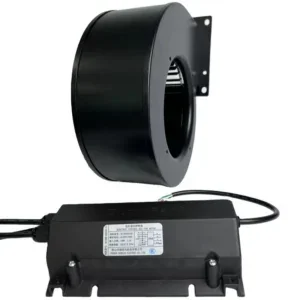 Centrifugal Blower, 200mm, 220-240V, Brushless, Inline