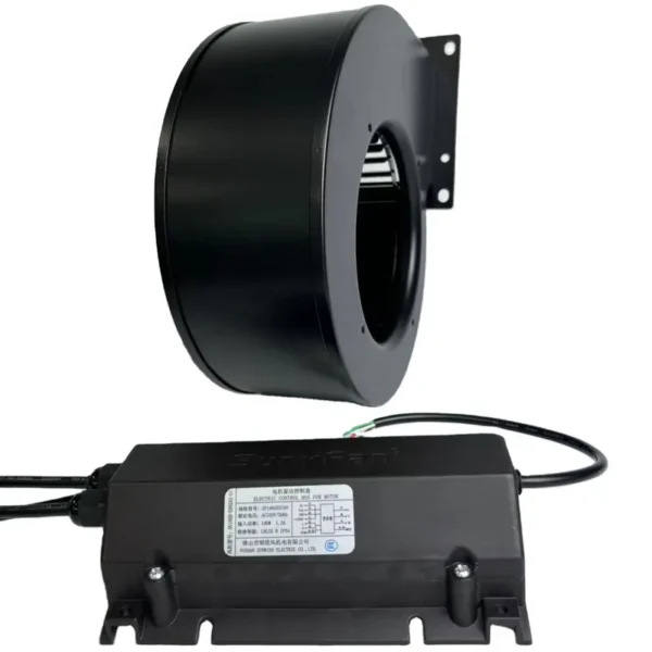 Centrifugal Blower, 200mm, 220-240V, Brushless, Inline