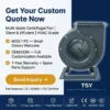 Centrifugal Blower, 220 V, Carbon Steel - view 6