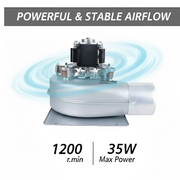 Centrifugal Blower, 220V, Copper - view 3