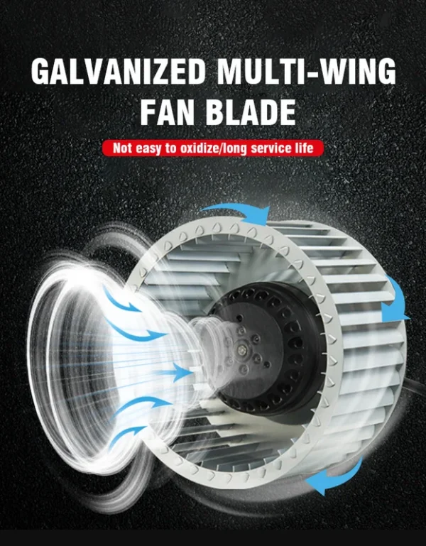 Centrifugal Blower, 220V, Stainless Steel - view 5