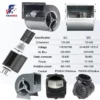 Centrifugal Blower, 230V, 146mm - view 6