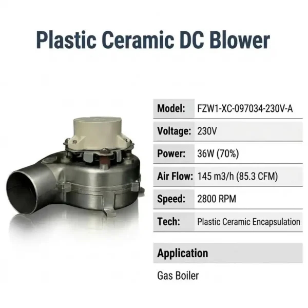 Centrifugal Blower, 230V, 36W, 2800RPM - view 2
