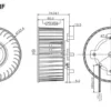Centrifugal Blower, 24V, 128, X73, Plastic - view 2