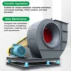Centrifugal Blower, 380V, 3.2A/3.6A, 1000cmh - view 4