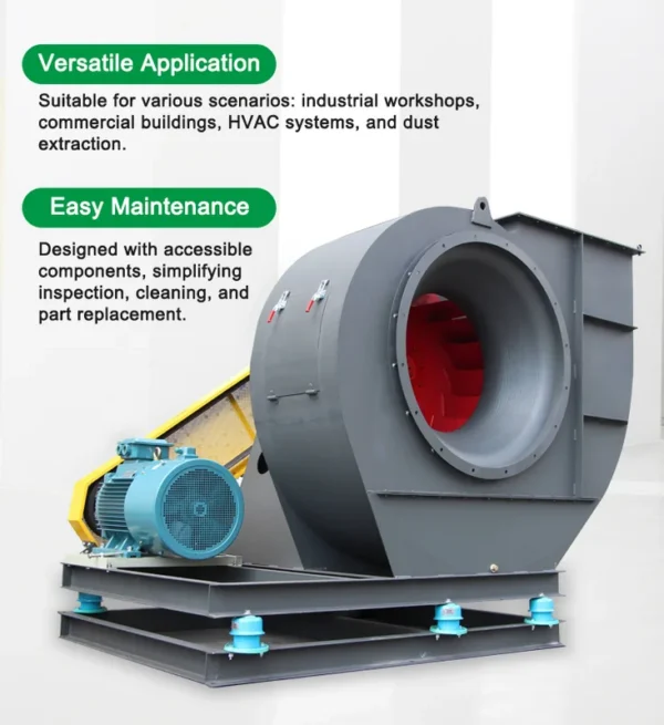 Centrifugal Blower, 380V, 3.2A/3.6A, 1000cmh - view 4