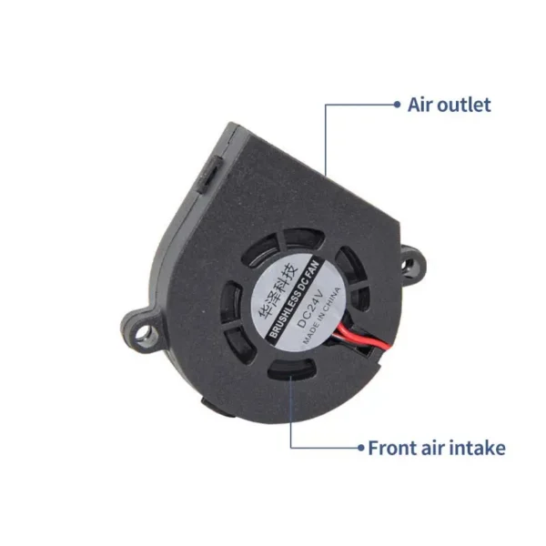 Centrifugal Blower, 50x50x15mm, 24v, 12v, 5015 - view 2