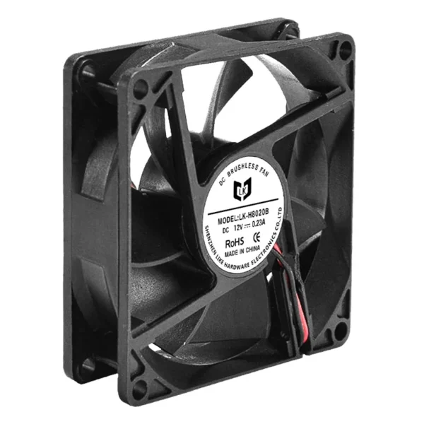 Centrifugal Blower, 8020, Axial, DC12V, 5V