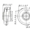 Centrifugal Blower, 83mm, Radial - view 3