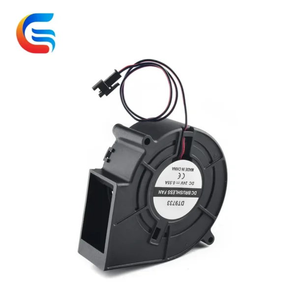Centrifugal Blower, 97x97x33mm, 9733, 24V, Brushless - view 2