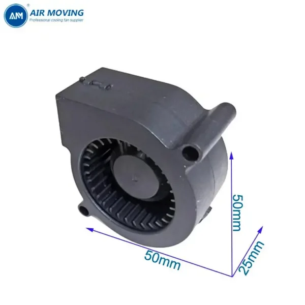 Centrifugal Blower, AM5025H12B, 50x50x25mm, 12V, 24V - view 5