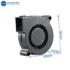 Centrifugal Blower, AMB5015H12B, 50x50x15mm, Brushless, 5V - view 4