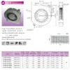 Centrifugal Blower, AMB6015H12B, 60*60*15mm, Brushless - view 3