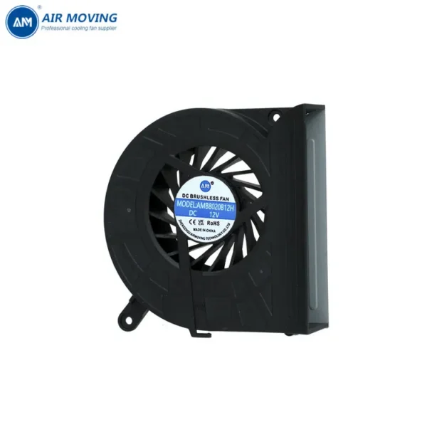 Centrifugal Blower, AMB8020B12H, 80x80X21mm, 5V/12V, PWM