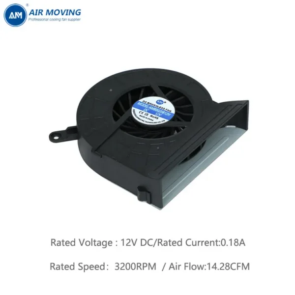 Centrifugal Blower, AMB8020B12H, 80x80X21mm, 5V/12V, PWM - view 2