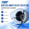 Centrifugal Blower, D2E133-AM47-01, 230 V, Corded Electric