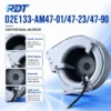 Centrifugal Blower, D2E133-AM47-01, 230 V, Corded Electric - view 2