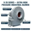 Centrifugal Blower, Explosion-Proof, 220 V, Carbon Steel - view 3