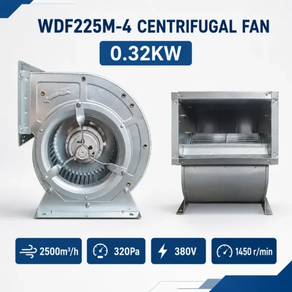 Centrifugal Blower, HVAC, 220V, Carbon Steel - view 3