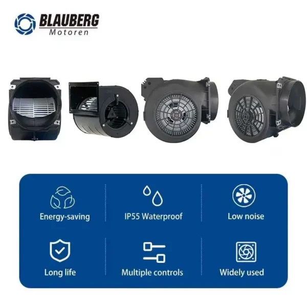 Centrifugal Blower, HVAC, Waterproof, Plastic - view 2