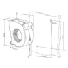 Centrifugal Blower, INNOOTEC, 12V, Brushless, 60mm - view 2
