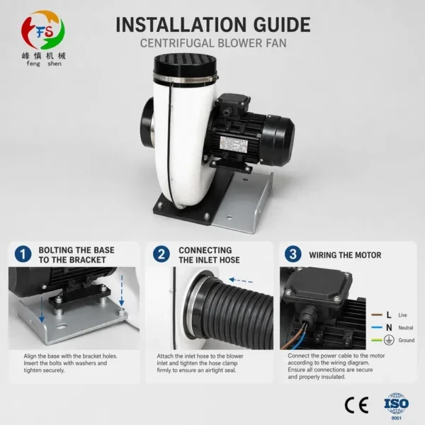 Centrifugal Blower, ISO, 0.55kW, 0.75kW, 1.1kW - view 5