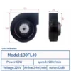 Centrifugal Blower, JEEK, 130FLJ0, 220v, 60W - view 4