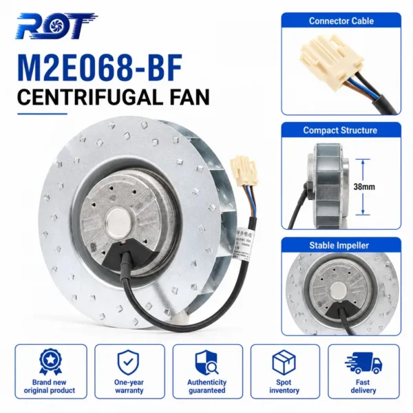 Centrifugal Blower, M2E068-BF, 230 V, Corded Electric - view 5
