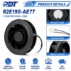 Centrifugal Blower, R2E190-AE77, 230VAC, 190mm - view 5