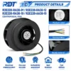 Centrifugal Blower, R2E220-RA38-19, 230VAC, 115W, 2800RPM - view 5