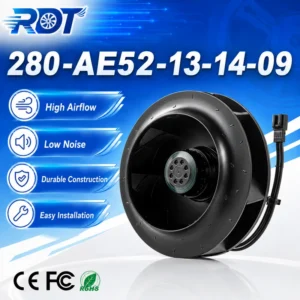 Centrifugal Blower, R2E280-AE52-13, 230V, 50Hz, 280mm
