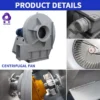 Centrifugal Blower, Radial, 220v - view 4