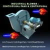 Centrifugal Blower, Radial, 415V, Electric - view 4