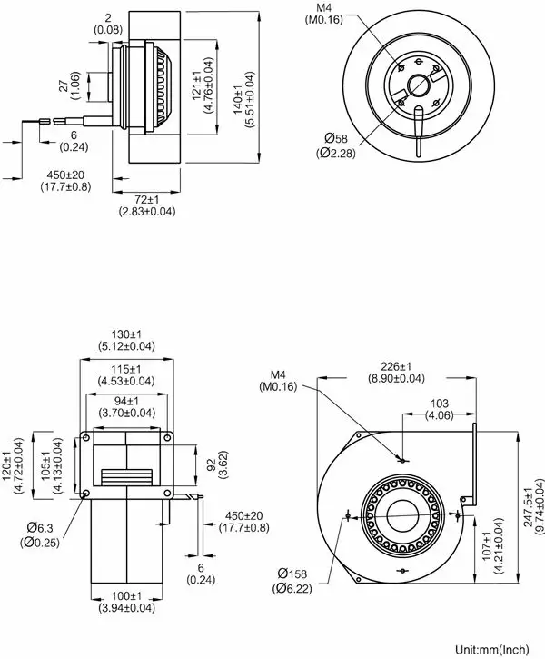 Centrifugal Blower, Stainless, Steel - view 5