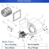 Centrifugal Blower, Steel, Vortex, IM-001 - view 5