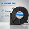 Centrifugal Blower, SZR7515, 5/12/24V, Brushless, 75x75x15mm