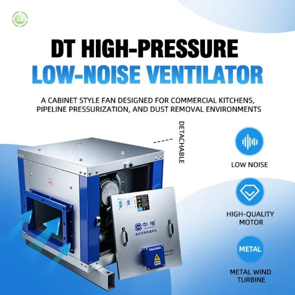 Centrifugal Cabinet Ventilation Fan, 3kw, 380 V