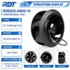 Centrifugal Cooling Blower, 220mm, 380V, R2D220-AB02-10 - view 2