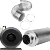Centrifugal Duct Inline Fan, 8-Inch, Plastic, ETL, 120V