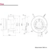 Centrifugal Fan, 0-10VDC/PWM, BLEC, 230VAC, 133MM - view 3