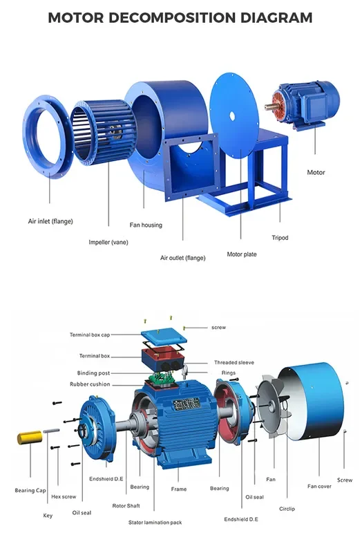 Centrifugal Fan, 11-62, Stainless, Steel, 2.2kw - view 3