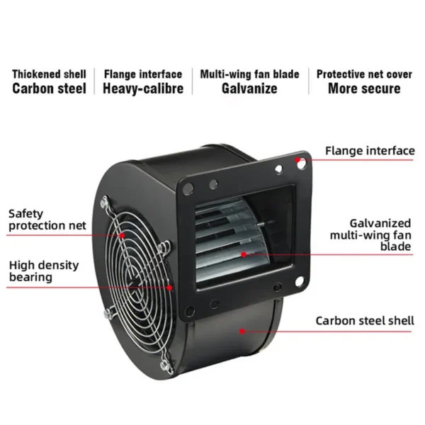 Centrifugal Fan, 110v 220v, Stainless Steel - view 2