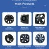 Centrifugal Fan, 12V, 24V, 175mm, Brushless - view 3