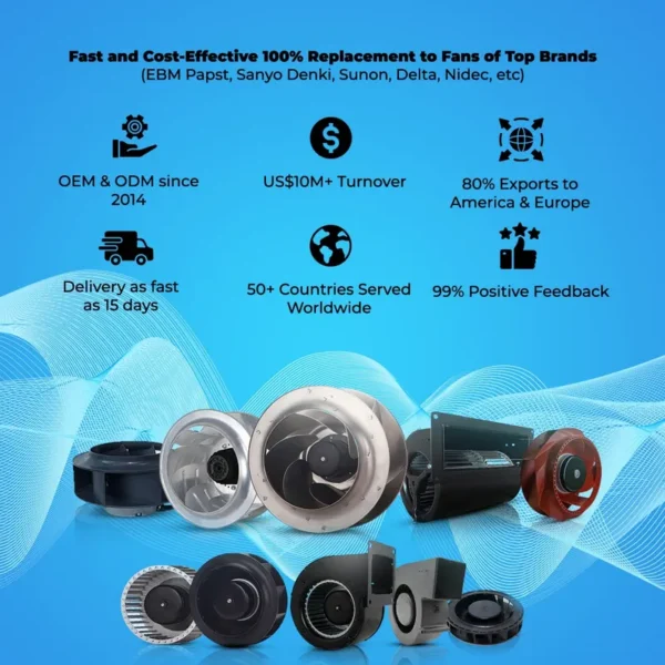 Centrifugal Fan, 133mm, 110V, 220V - view 6
