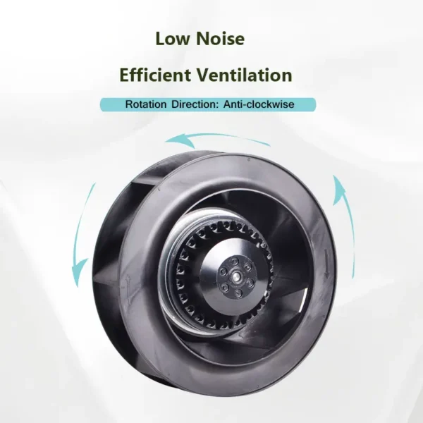 Centrifugal Fan, 190mm, 110V, 60Hz, 350CFM - view 3